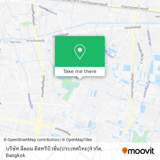 บริษัท ลีดอน ดิสทริบิวชั่น(ประเทศไทย)จำกัด map