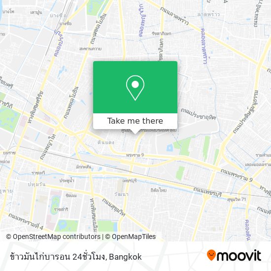 ข้าวมันไก่บารอน 24ชั่วโมง map