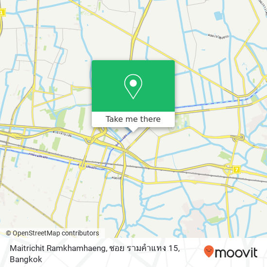 Maitrichit Ramkhamhaeng, ซอย รามคำแหง 15 map