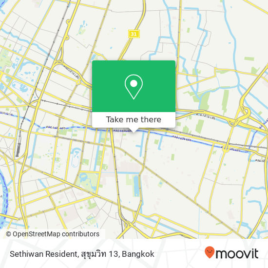 Sethiwan Resident, สุขุมวิท 13 map