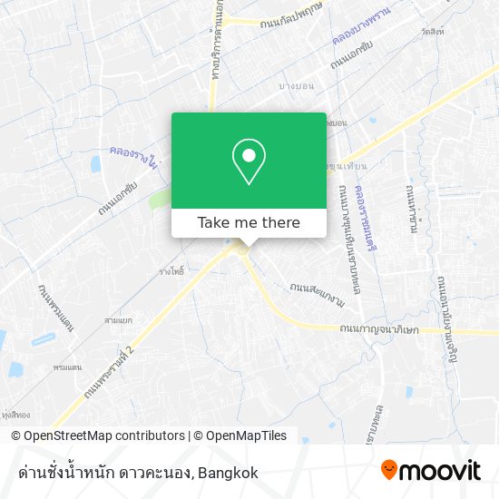 ด่านชั่งน้ำหนัก ดาวคะนอง map