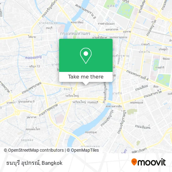 ธนบุรี อุปกรณ์ map