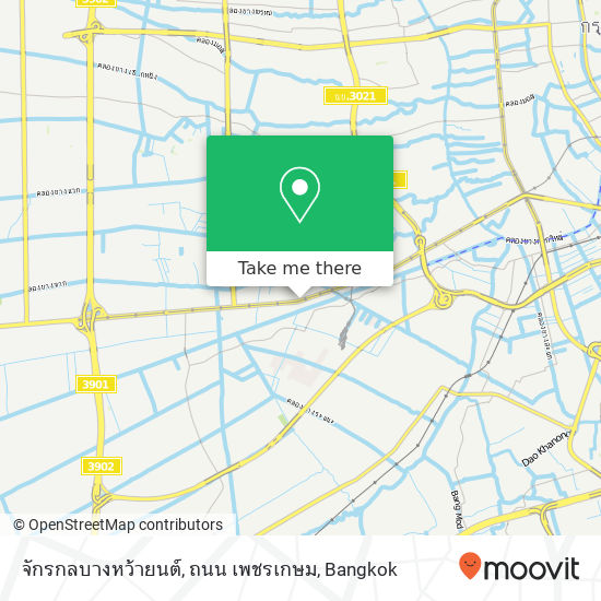 จักรกลบางหว้ายนต์, ถนน เพชรเกษม map