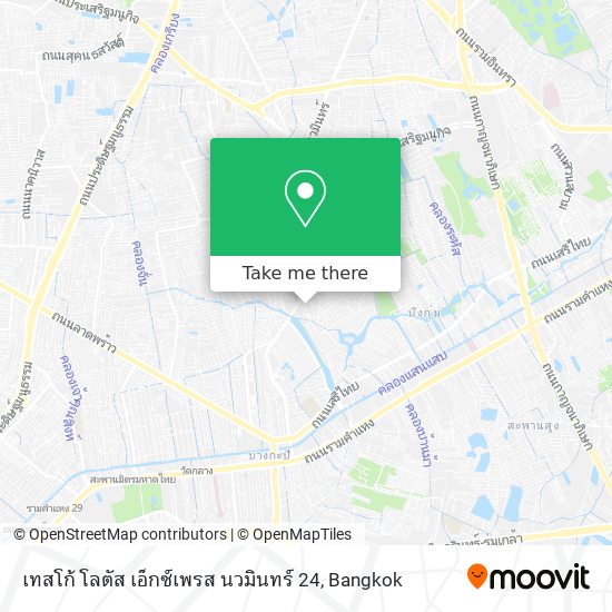 เทสโก้ โลตัส เอ็กซ์เพรส นวมินทร์ 24 map