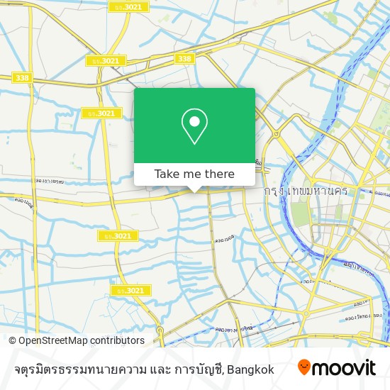 จตุรมิตรธรรมทนายความ และ การบัญชี map