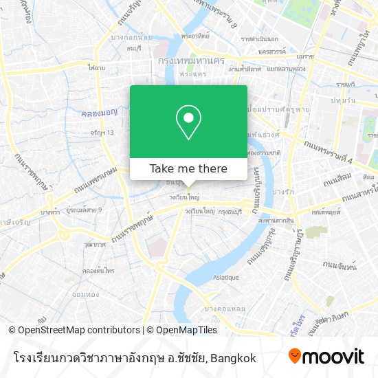 โรงเรียนกวดวิชาภาษาอังกฤษ อ.ชัชชัย map