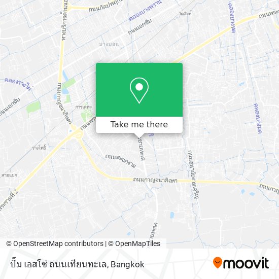 ปั๊ม เอสโซ่ ถนนเทียนทะเล map