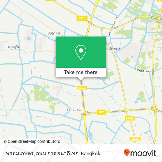 พรหมเกษตร, ถนน กาญจนาภิเษก map