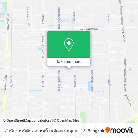 สำนักงานนิติบุคคลหมู่บ้านจัดสรร พฤกษา 13 map