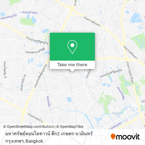 มหาทรัพย์คอนโดทาวน์ ตึก2 เกษตร-นวมินทร์ กรุงเทพฯ map