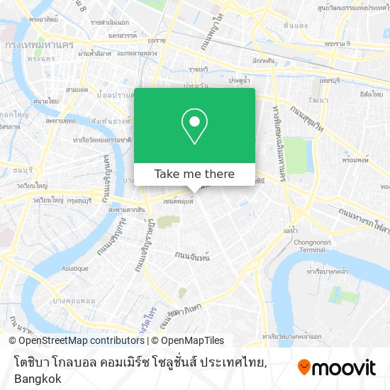 โตชิบา โกลบอล คอมเมิร์ซ โซลูชั่นส์ ประเทศไทย map