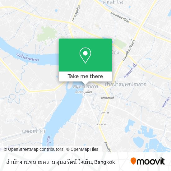 สำนักงานทนายความ อุบลรัตน์ ใจเย็น map