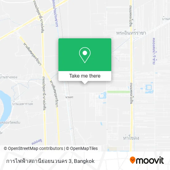 การไฟฟ้าสถานีย่อยนวนคร 3 map