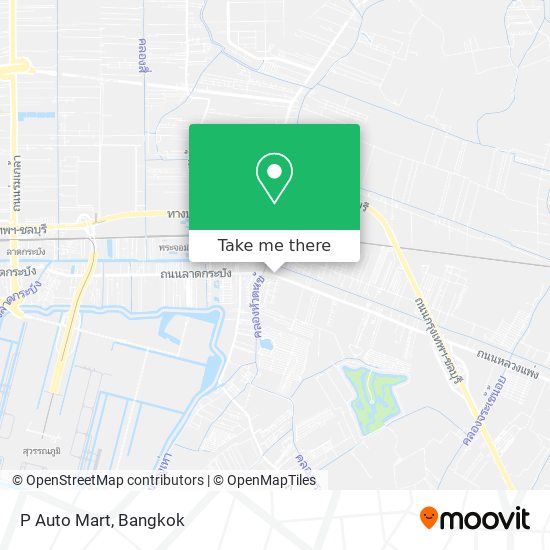 P Auto Mart map