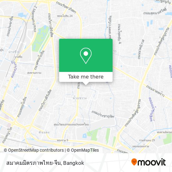 สมาคมมิตรภาพไทย-จีน map
