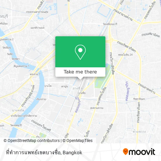 ที่ทำการแพทย์เขตบางซื่อ map