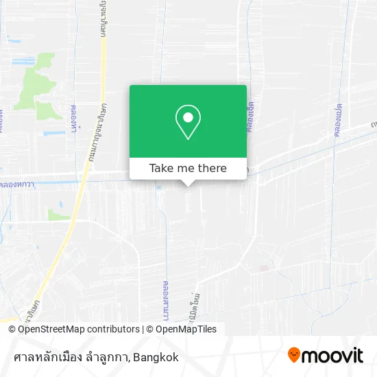 ศาลหลักเมือง ลำลูกกา map