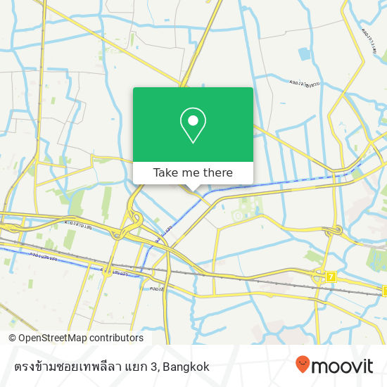 ตรงข้ามซอยเทพลีลา แยก 3 map