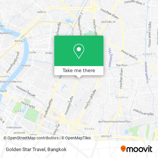 Golden Star Travel map