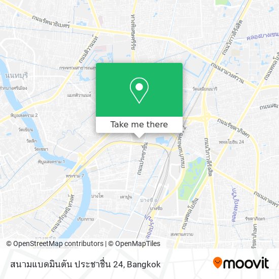 สนามแบดมินตัน ประชาชื่น 24 map