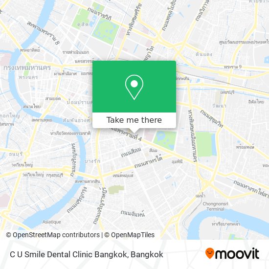 C U Smile Dental Clinic Bangkok map