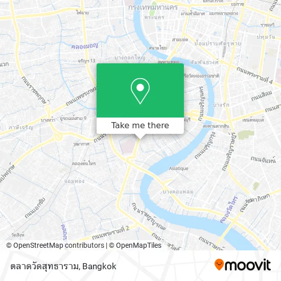 ตลาดวัดสุทธาราม map
