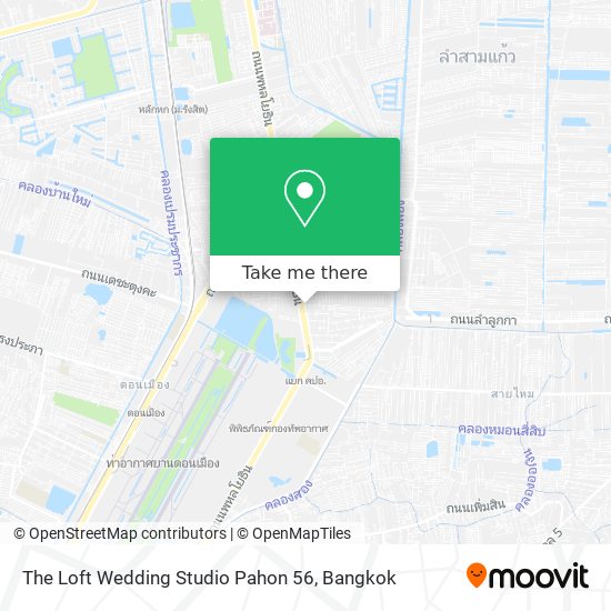 The Loft Wedding Studio Pahon 56 map