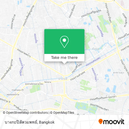 บางกะปิสัตวแพทย์ map