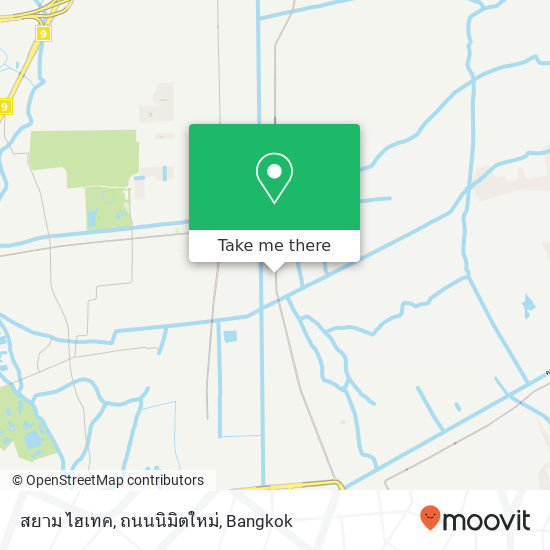 สยาม ไฮเทค, ถนนนิมิตใหม่ map