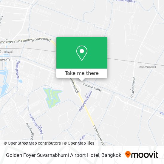 Golden Foyer Suvarnabhumi Airport Hotel map