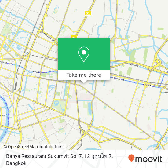 Banya Restaurant Sukumvit Soi 7, 12 สุขุมวิท 7 map