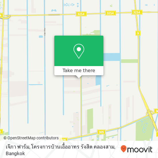 เจ๊ภา ฟาร์ม, โครงการบ้านเอื้ออาทร รังสิต คลองสาม map