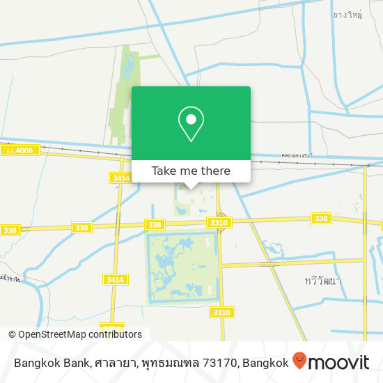 Bangkok Bank, ศาลายา, พุทธมณฑล 73170 map