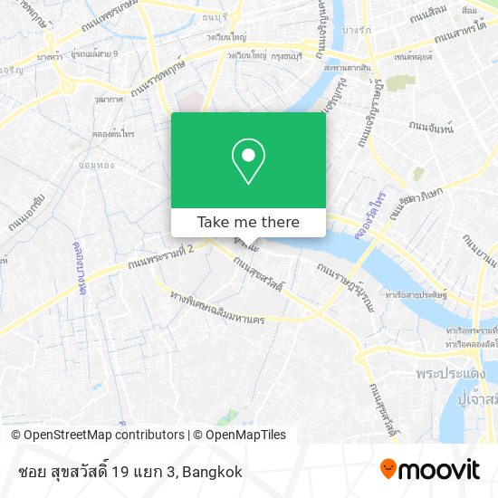 ซอย สุขสวัสดิ์ 19 แยก 3 map