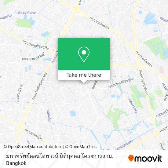 มหาทรัพย์คอนโดทาวน์ นิติบุคคล โครงการสาม map