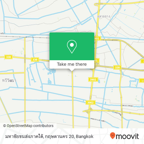 มหาชัยขนส่งภาคใต้, กฤษดานคร 20 map