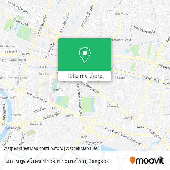 สถานทูตสวีเดน ประจำประเทศไทย map
