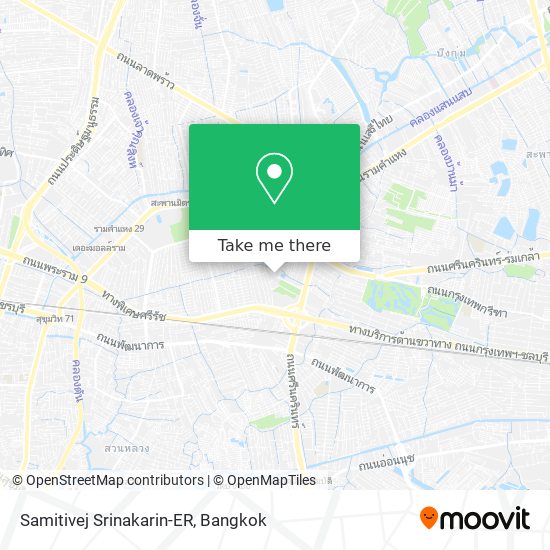 Samitivej Srinakarin-ER map