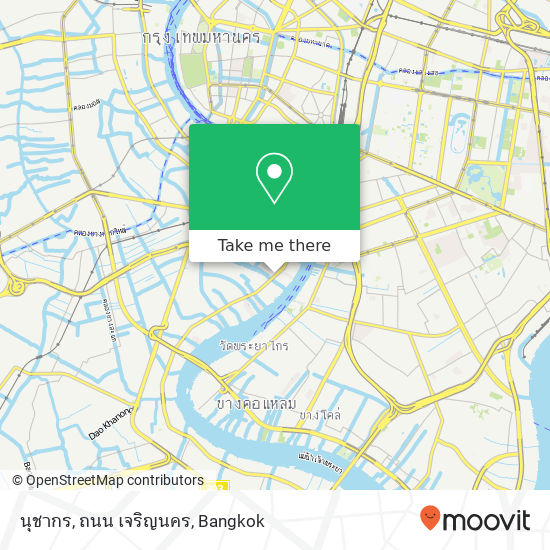 นุชากร, ถนน เจริญนคร map