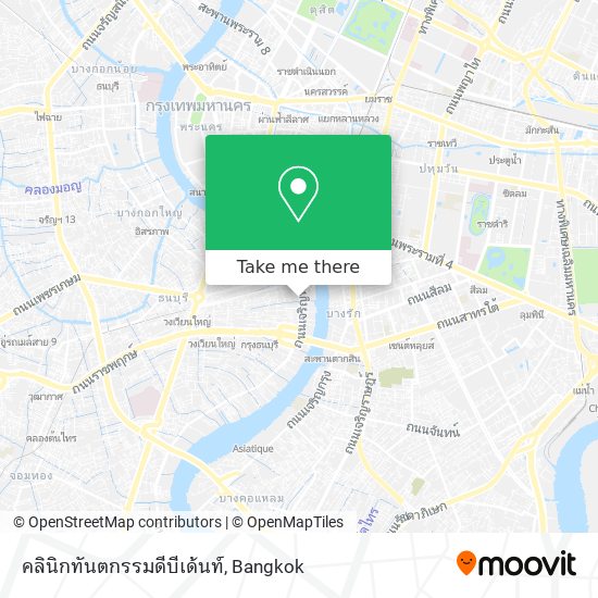 คลินิกทันตกรรมดีบีเด้นท์ map