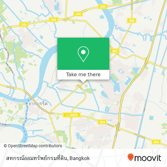 สหกรณ์ออมทรัพย์กรมที่ดิน map