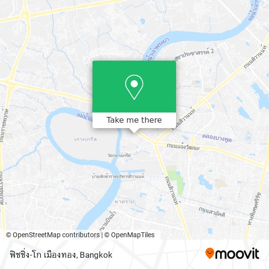 ฟิชชิ่ง-โก เมืองทอง map