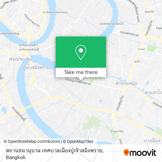 สถานธนานุบาล เทศบาลเมืองปู่เจ้าสมิงพราย map