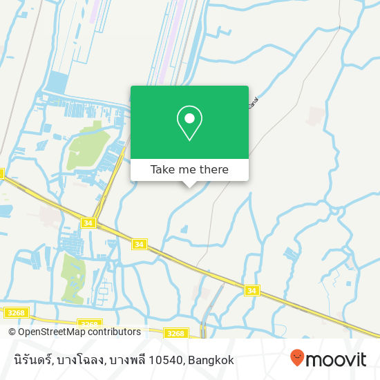 นิรันดร์, บางโฉลง, บางพลี 10540 map