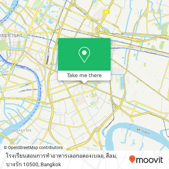 โรงเรียนสอนการทำอาหารเลอกอดองเบลอ, สีลม, บางรัก 10500 map