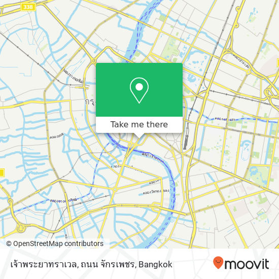 เจ้าพระยาทราเวล, ถนน จักรเพชร map