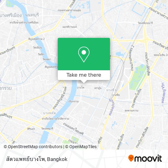 สัตวแพทย์บางโพ map