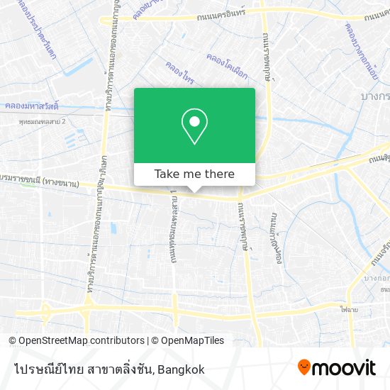 ไปรษณีย์ไทย สาขาตลิ่งชัน map