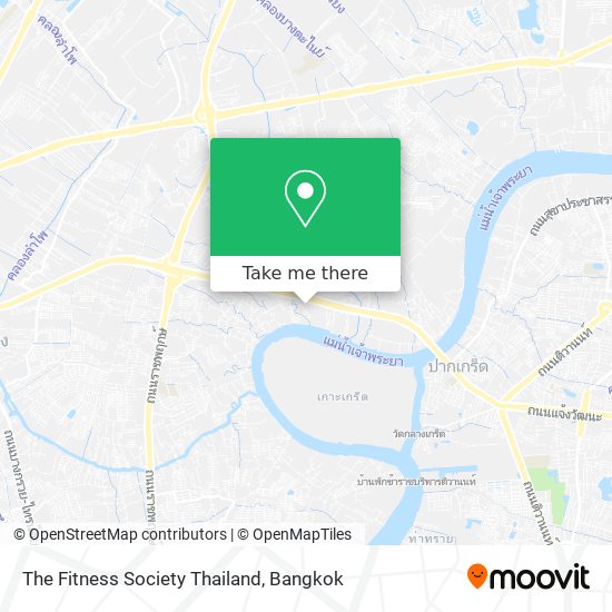 The Fitness Society Thailand map