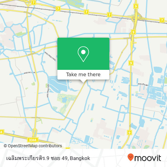 เฉลิมพระเกียรติร.9 ซอย 49 map